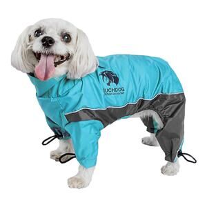 Touchdog Quantum ice Full-Bodied Reflective Dog Jacket small dog snowsuit SZ LG